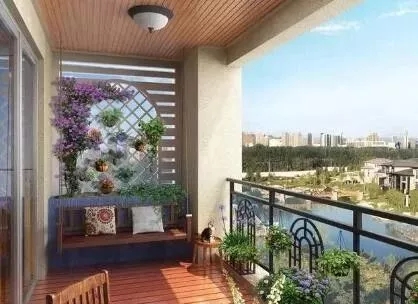 最美的阳台改造方案，小户型的阳台小花园真的